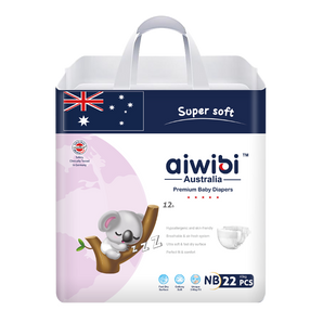 [Air Tender/NB/22] Aiwibi Air Tender Newborn Baby Diapers 22 Pcs