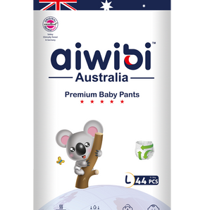 [Pull-Up/Ultimate Comfort/L/44] Aiwibi Ultimate Comfort Premium Baby Pull-Up Diapers Size L 44 Pcs