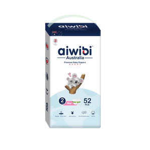 [Comfort Care/S/52] Aiwibi Soft Care Premium Baby Diapers Size S 52 Pcs