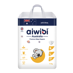 [Ultimate Comfort/L/19] Aiwibi Ultimate Comfort Premium Baby Diapers Size L 19 Pcs