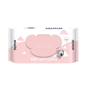 Aiwibi Gentle Soft Baby Wet Wipes Strawberry 80 Pcs